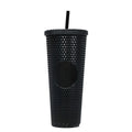Axyaa Double Layered Straw Cup: Diamond Radiant Water, Coffee, Drinks, Mugs