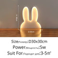 Axyaa Rabbit Night Light: Cute USB LED Lamp for Kids' Bedroom, Beside Table Lamp