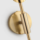 Axyaa Gold LED Single Head Wall Lamp for Modern Living Room or Bedroom