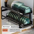 Axyaa Pull-out Dish Drainer Storage Rack for Kitchen Sink Cabinet - Organizer Holder