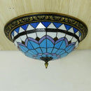 Axya Vintage Tiffany Style Ceiling Lamp