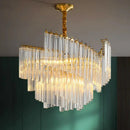 Axyaa Crystal Chandelier Pendant Light for Living and Dining Room Lighting