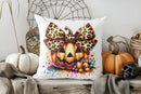 Haunted House & Bat Halloween Decor Pillow Cover for Axyaa - Sofa Bedroom Car Decor