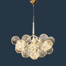 Axyaa Nordic Glass LED Chandelier | Starry Design for Home Decor | Ceiling Light