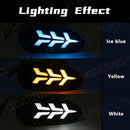 Axyaa LED DRL Fog Lamp for Honda Fit Jazz 2018 2019 - White Yellow Blue