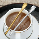 Axyaa Long Handle Stainless Steel Teaspoon for Coffee, Tea, Dessert, and Ice Cream