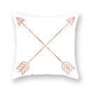Axyaa Pink Bling Dots Geometric Throw Pillow Cover