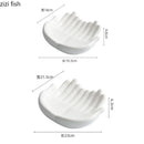 Axyaa Buddha Hand Ceramic Plate Double Layer Dessert Snack Dish Molecular Cuisine Tableware