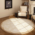 Axyaa Elegant Medieval Round Carpet | Luxury Living Room Bedroom Rug