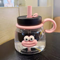 Axyaa 1000ml Cute Tea Infuser Bottle with Handle - Sport Gym Travel Drink Bottle