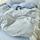 Axyaa Korean Princess Lattice Double Layer Lace Bedding