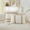 Axyaa Geometric Boho Cotton Cushion Cover for Home Decor