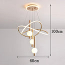 Axyaa Modern LED Pendant Chandelier for Living Room and Dining Room Lighting