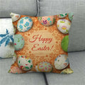Easter Bunny Eggs Printed Pillow Covers 45x45cm - Axyaa Easter Decorations