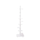 Axyaa Minimalist Ambiance LED Floor Lamp with Storage Shelf for Living Room