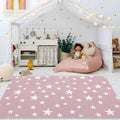 Axyaa Rainbow Cartoon Soft Carpet: Cute Bedroom & Living Room Decor Plush Mat