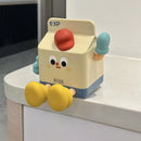 Axyaa Milk Carton Toast Night Light - Rechargeable Kids Night Lamp