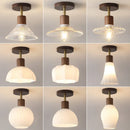 Axyaa LED Glass Ceiling Light Chandelier for Home Living Room Bedroom