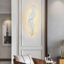 Luxury Feather Wall Lamp by Axyaa: Illuminated Living Room Decoration for Elegant Ambiance