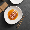 Axyaa Ceramic Deep Plate with Creative Texture for Molecular Food - Set of 1