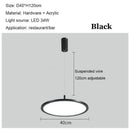 Modern LED Ceiling Chandelier Dimmable Pendant Lamps by Axyaa - Home Lighting Luminaires