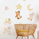 Axyaa Animal Wall Stickers for Kids Room - Creative Sheep Decal in Waterproof Vinyl