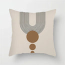 Axyaa Geometric Pattern Blue & White Cushion Cover for Home, Car, Sofa & Living Room