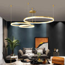 Axyaa LED Ring Pendant Light Chandeliers for Modern Home Decor