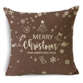 Axyaa Christmas Linen Cushion Cover 45X45CM