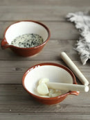 Axya Ceramic Garlic Sesame Grinder Kitchen Masher Bowl