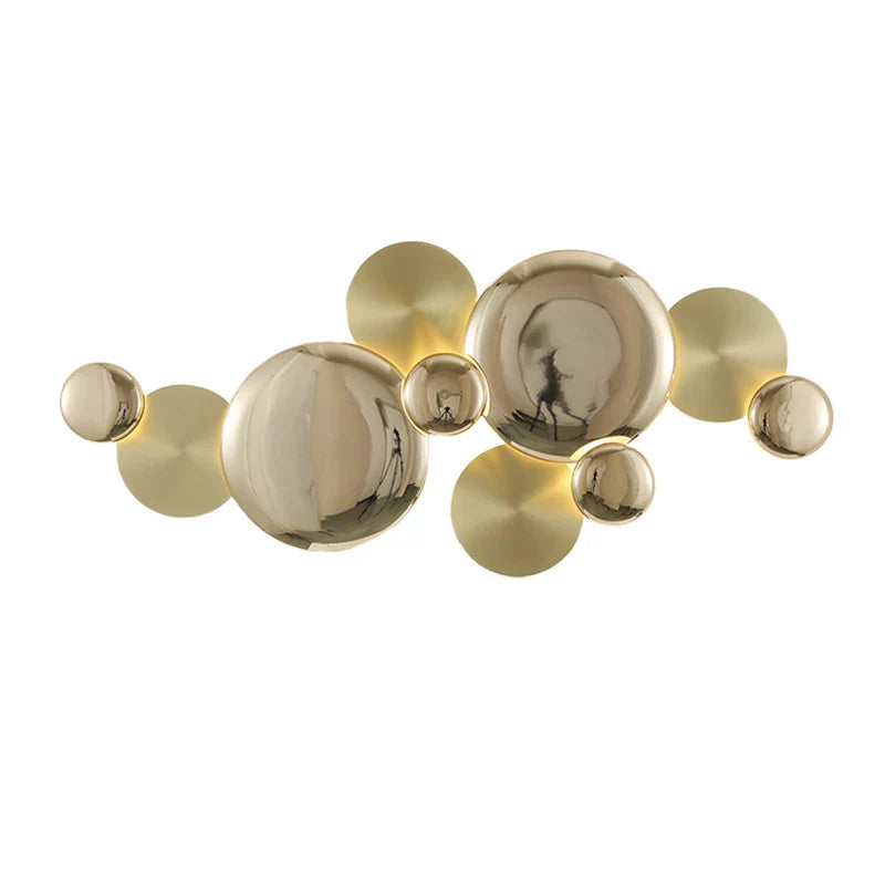 Axyaa Nordic Gold Wall Lamp - LED Bedside Wall Hanging Decoration