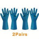 Axyaa Waterproof Fleece-Lined Dishwashing Gloves for Household Cleaning