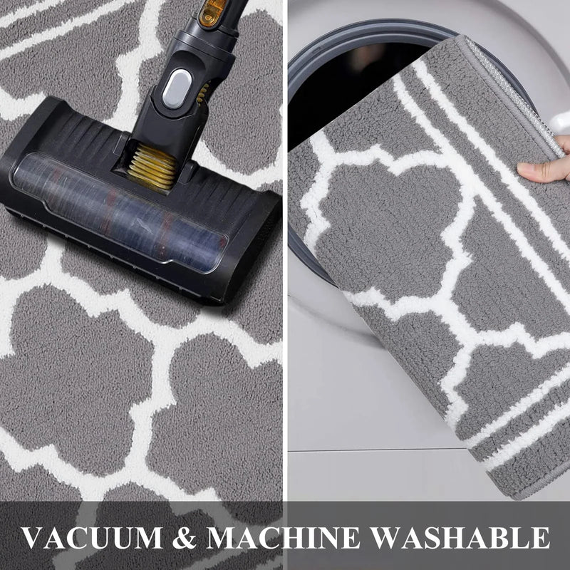 Axyaa Absorbent Anti-Slip Doormat - Indoor/Outdoor Floor Protector Rug