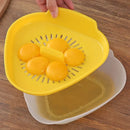 Axya Egg Separator Plus Size Baking Tool - Triangular Design for Egg White & Yolk