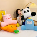 Axyaa Plush Backrest Cushion for Office Support & Comfort