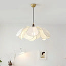 Axyaa Creamy Style E27 Led Pendant Chandelier for French Bedroom & Dining Room