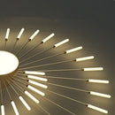 Axyaa Sunflower Chandelier LED Ceiling Light for Home Illumination