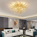 Axyaa Modern Crystal Tree Branch Chandelier - Luxury Ceiling Hanging Lighting