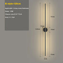 Axyaa LED Wall Lamp for Living Room Bedroom, Modern Indoor Long Strip Lighting