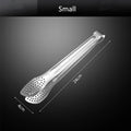 Axyaa Stainless Steel Non-Slip Food Tongs, BBQ Cooking Clip Kitchen Accessories