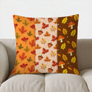 Autumn Leaves Pattern Throw Pillow Cover for Sofa, Bedroom, Car - Axyaa