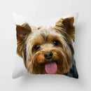 Axyaa Cute Dog Print Pillow Case for Bedroom Sofa Car Decor