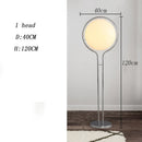 Axyaa LED Floor Lamp, Remote Control Dimming, Minimalist Nordic Design