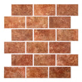 Axyaa 3D Subway Tile Wall Panel Sticker for Kitchen Bathroom Living Room