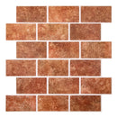 Axyaa 3D Subway Tile Wall Panel Sticker for Kitchen Bathroom Living Room