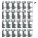 Axyaa 100PCS Plastic Fruit Fork Set for Home, Restaurant, Picnic, Camping - Reusable