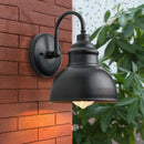 Axyaa Rusty Metal Wall Sconce Industrial Outdoor Wall Light
