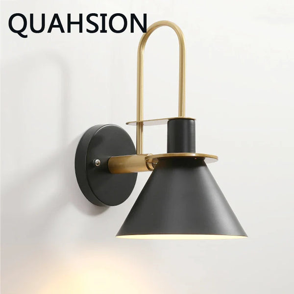 Axya Horn LED Wall Lamp: Nordic Colorful Iron Sconce for Home Decor