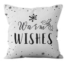 Axyaa Christmas Plaid Pillowcase for Home Sofa Decoration