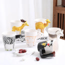 Axyaa Animal Ceramic Coffee Cup Set